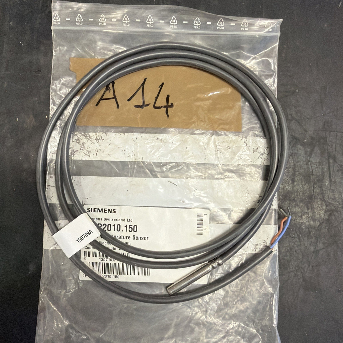 Siemens QAP2010.150 Sonda Temperatura PT100 Silicone 1,5 m0