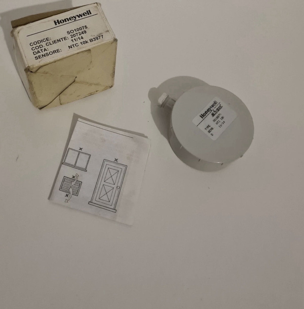 Honeywell SO10075 Sonda di Temperatura NTC 10k2