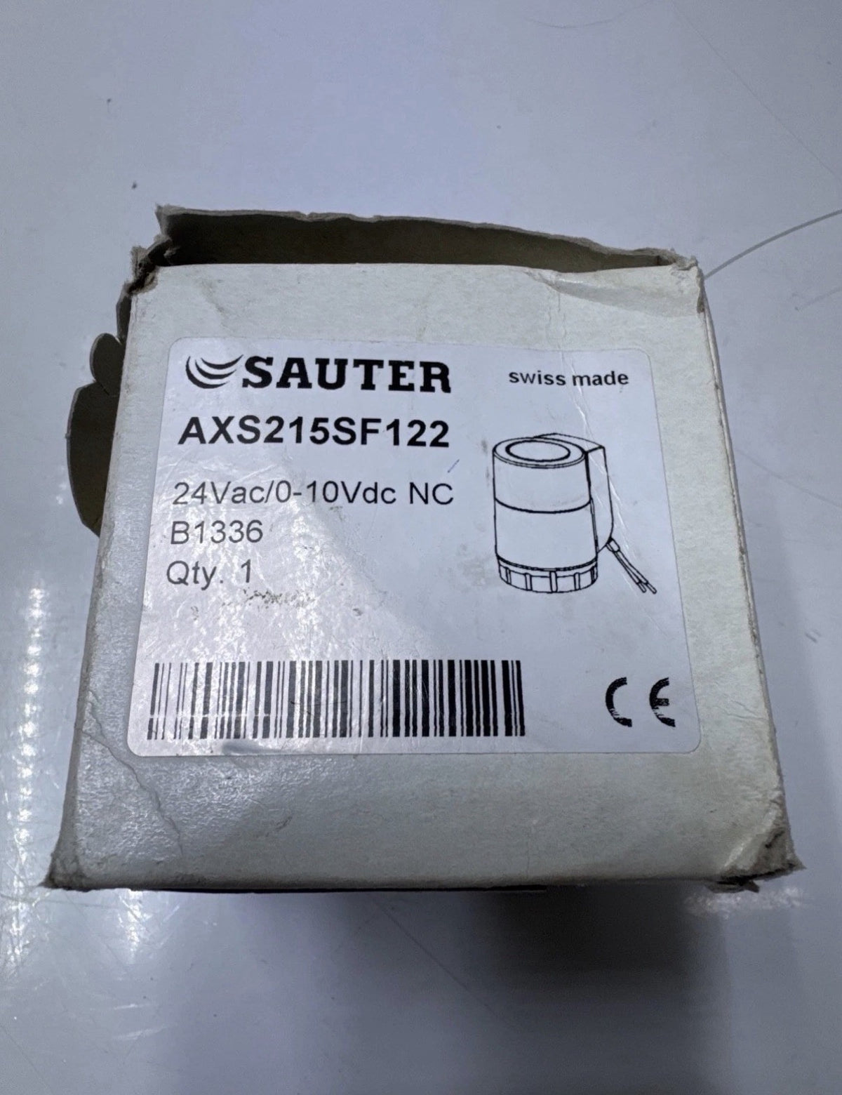 Sauter AXS215SF122 Attuatore Valvola 24V 0-10V NC6