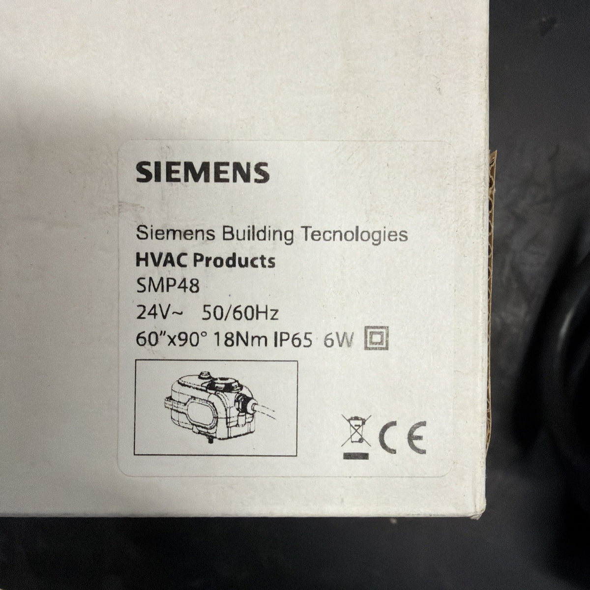 Siemens SMP48 SBC48.2 Servomotore Rotativo On/Off 24V4