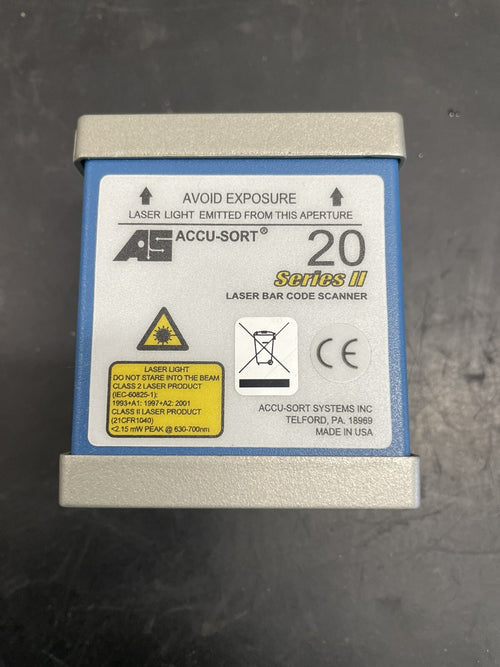 Accu-Sort Serie 20 II Scanner Laser Codici a Barre Industriale1
