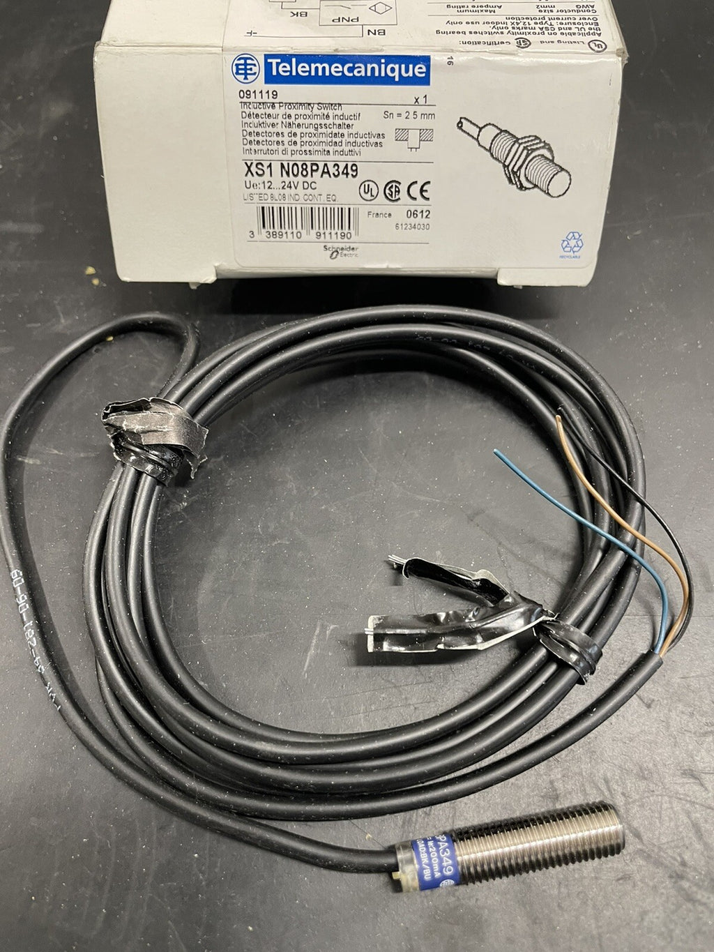 Telemecanique XS1N08PA349 Sensore Induttivo di Prossimità M80