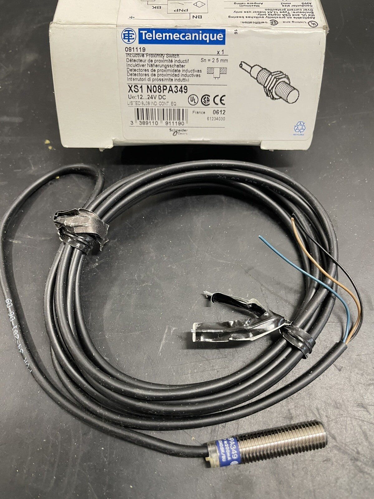 Telemecanique XS1N08PA349 Sensore Induttivo di Prossimità M80
