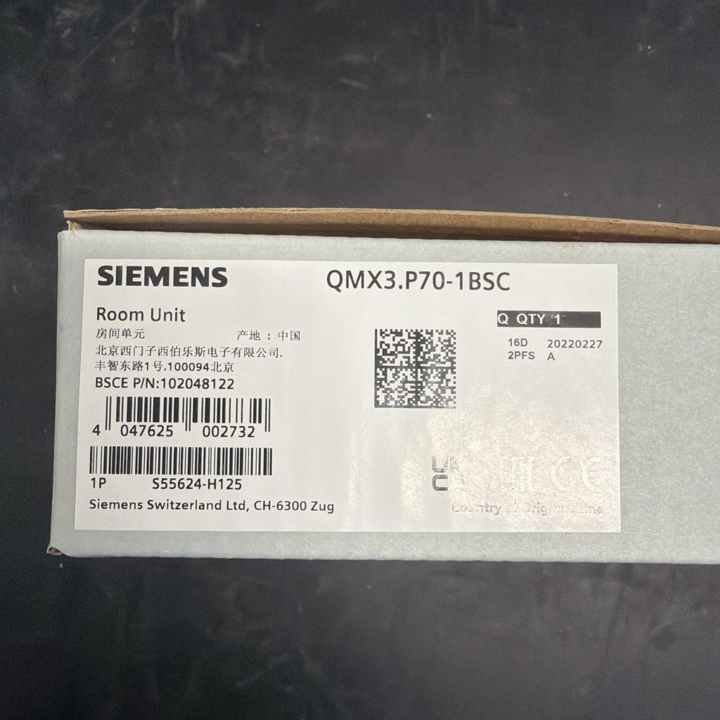 Siemens QMX3.P70-1BSC Sensore Ambiente Display Temp Umidità Aria2