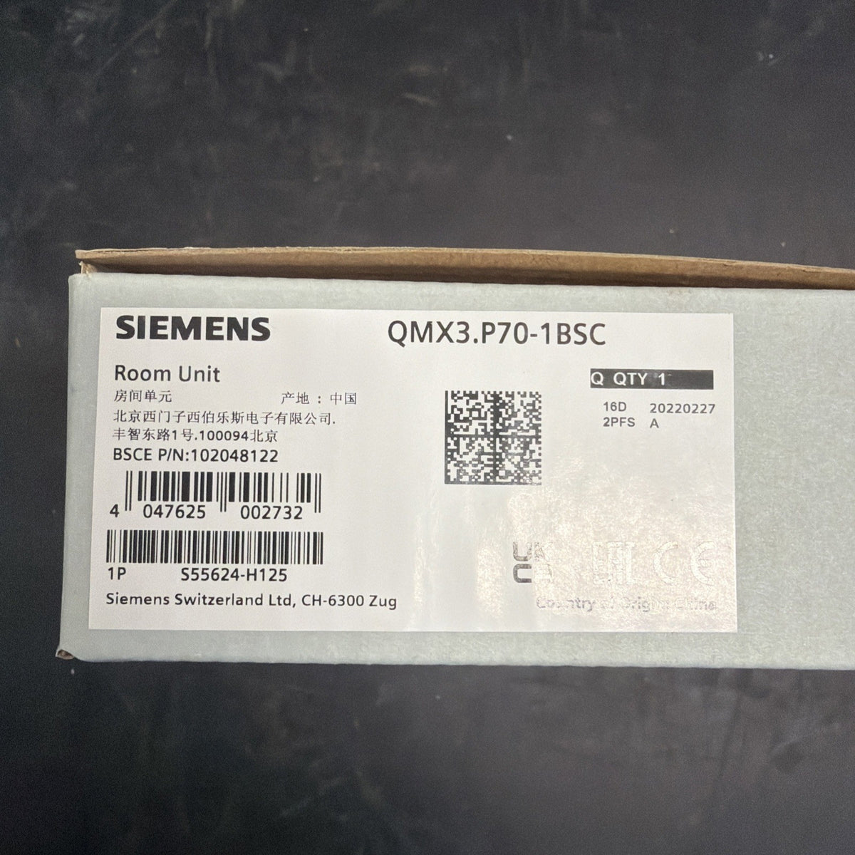 Siemens QMX3.P70-1BSC Sensore Ambiente Display Temp Umidità Aria2