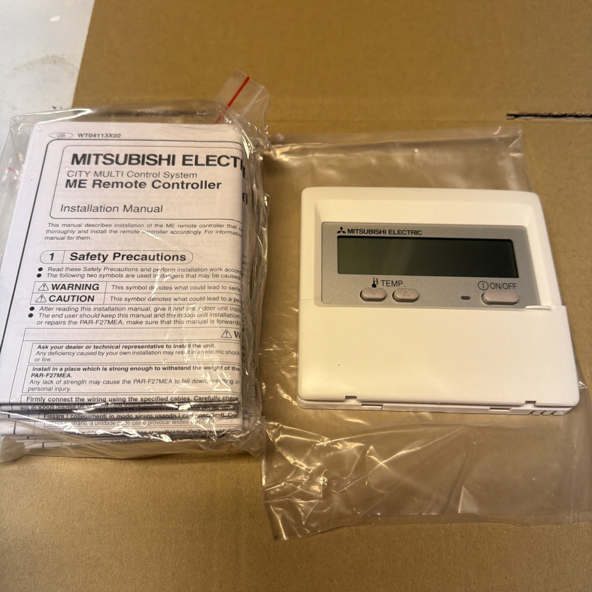 Mitsubishi Electric PAR-F27MEA Comando Remoto VRF M-NET2
