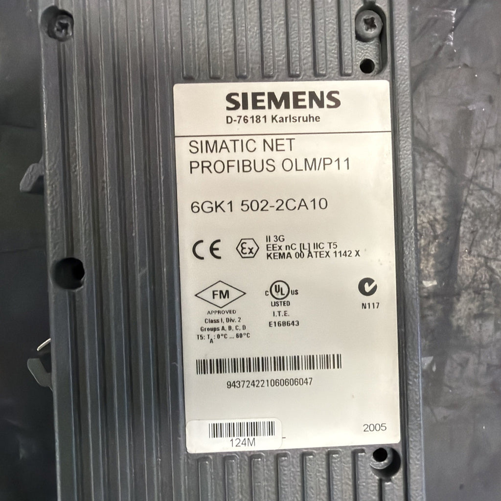 Siemens 6GK1502-2CA10 SIMATIC NET PROFIBUS OLM/P11 Modulo Ottico1