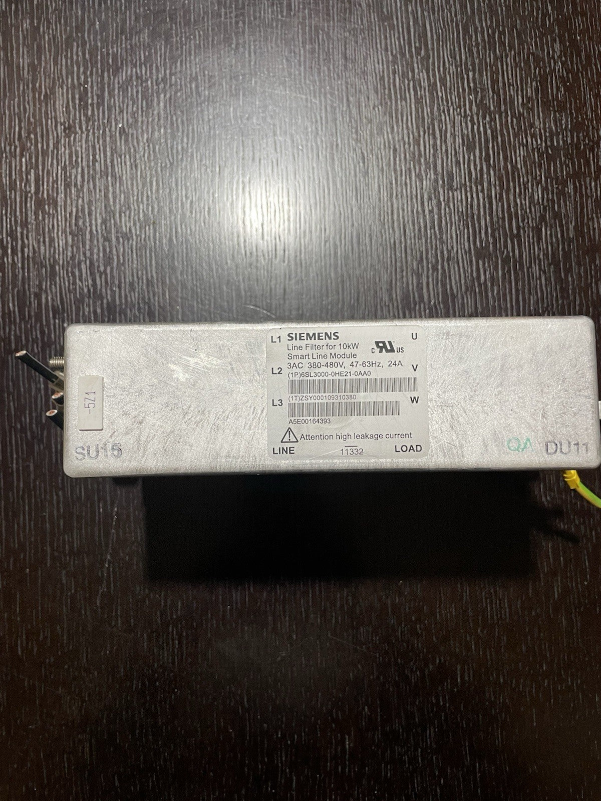 Siemens 6SL3000-0HE21-0AA0 Filtro di Rete SINAMICS0