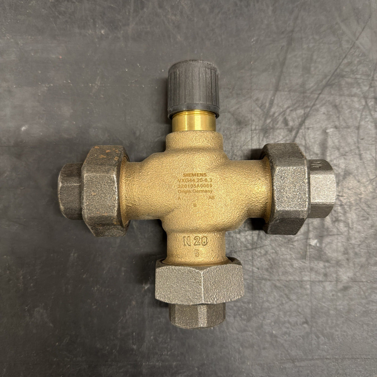 Siemens VXG44.20-6.3 Valvola 3 Vie DN20 PN16 Kvs 6,3 Filettata0