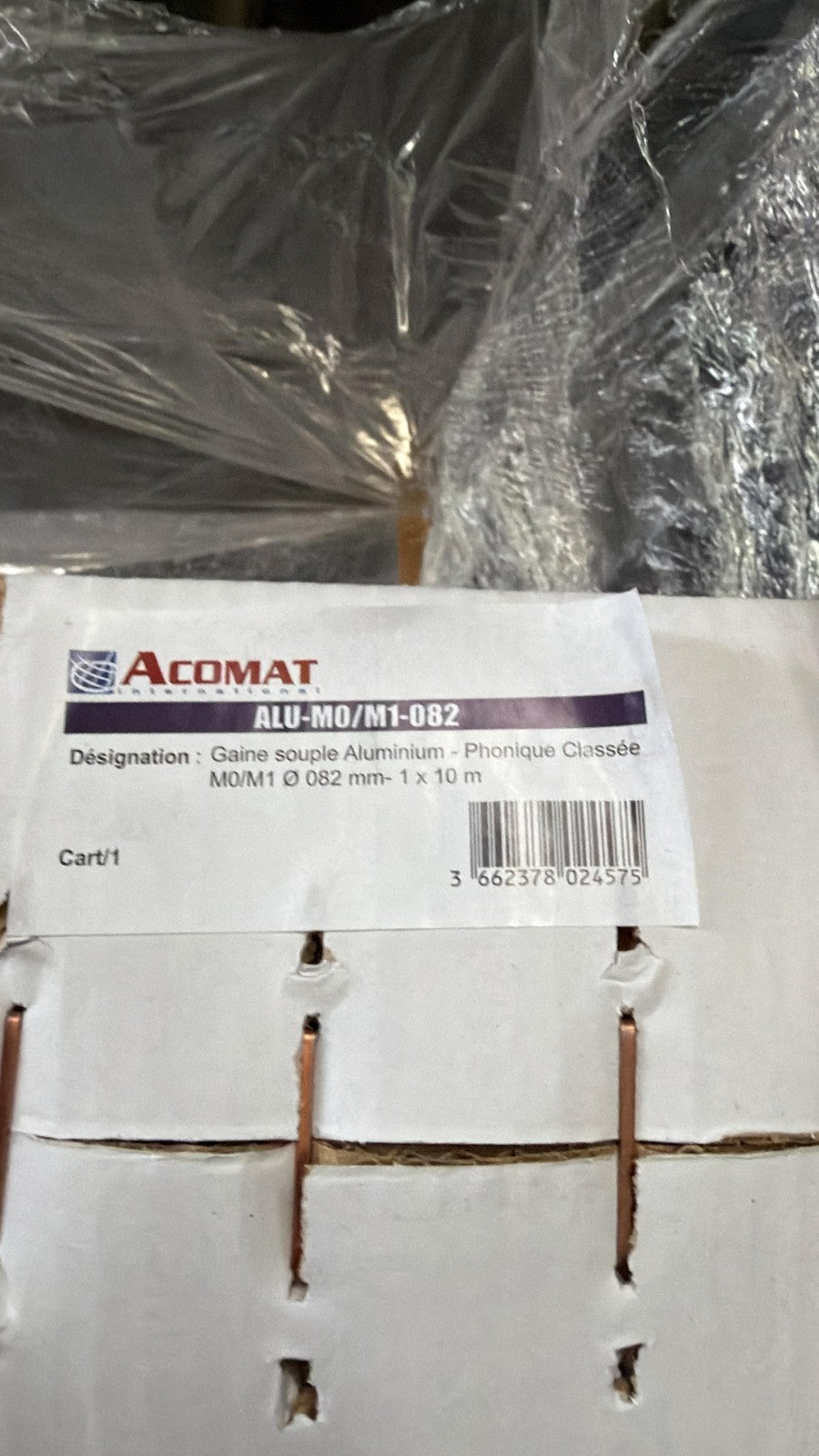 Acomat ALU-M0/M1-082 Tubo Alluminio Insonorizzato Ø 82 mm 10 Metri2