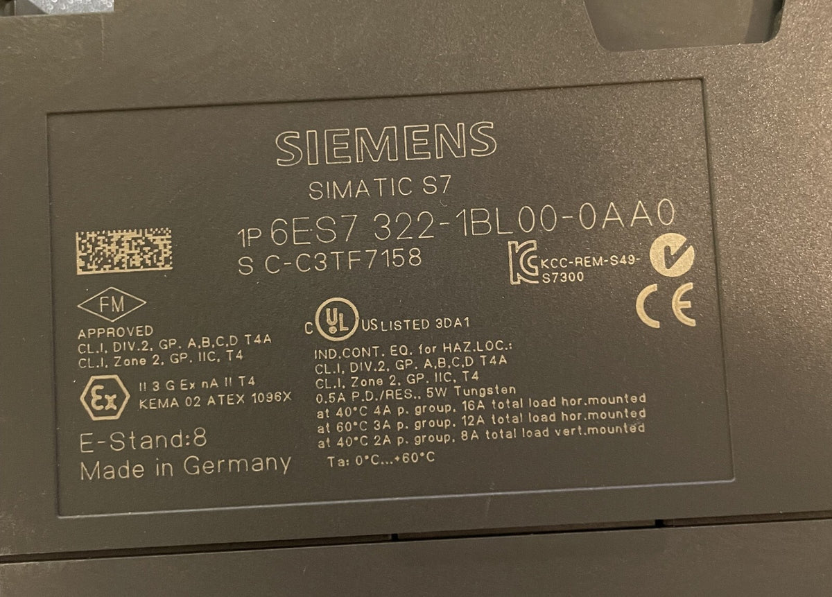 Siemens 6ES7322-1BL00-0AA0 SIMATIC S7-300 SM322 Modulo 32 Uscite Digitali1
