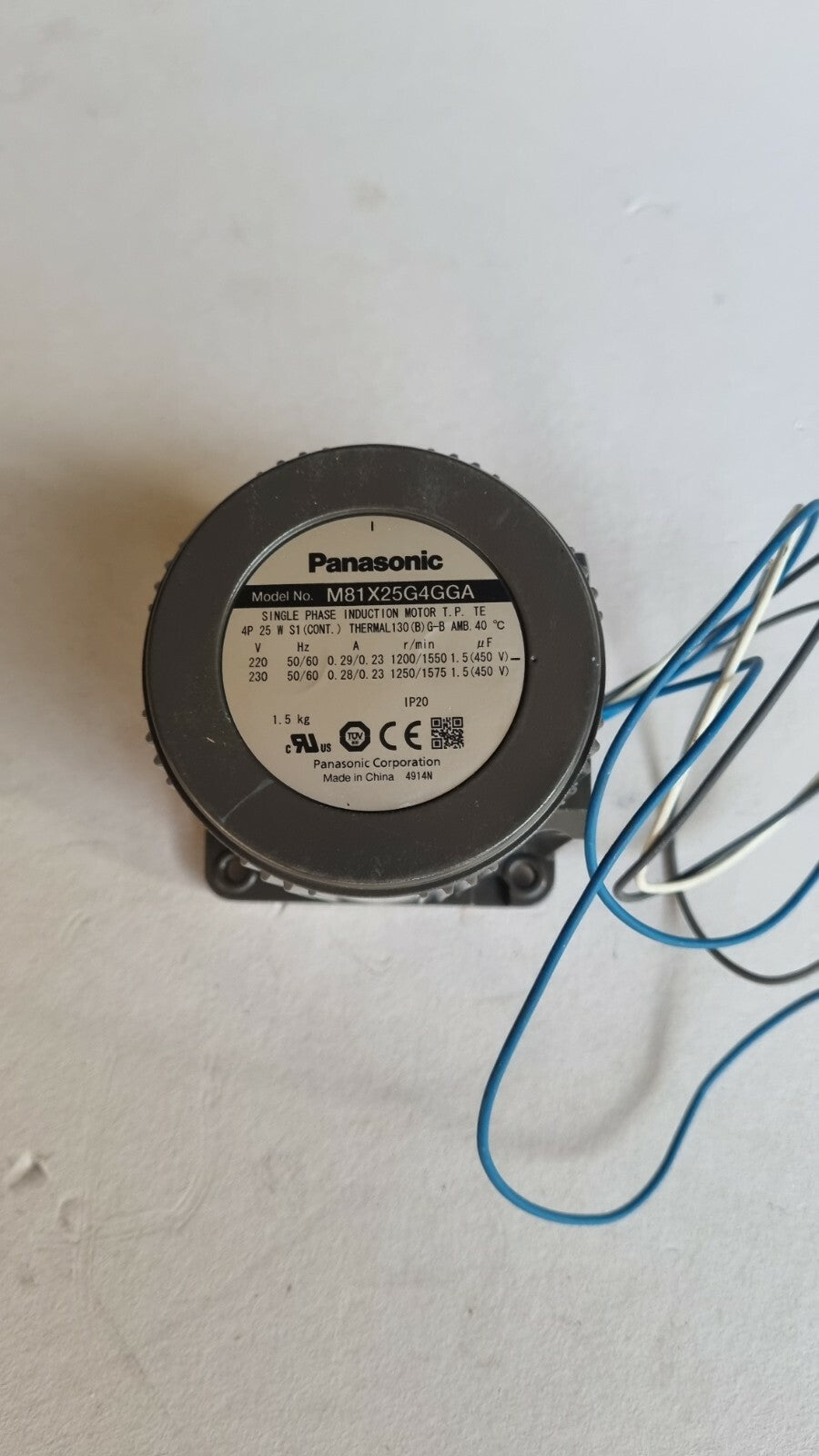 Panasonic M81X25G4GGA Motore a Induzione Monofase 25W1