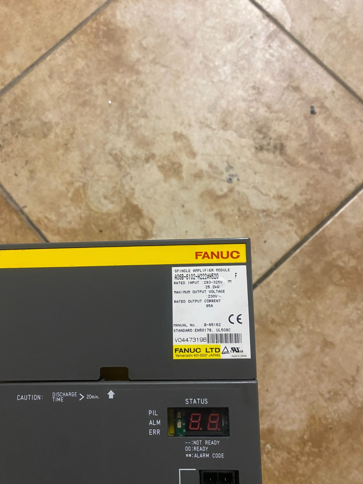 Fanuc A06B-6102-H222#H520 Amplificatore Mandrino1