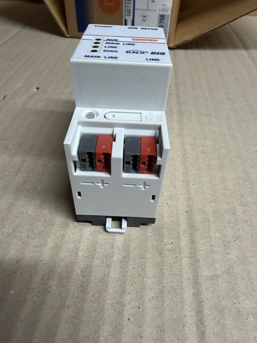 Gewiss GW90708 accoppiatore di linea KNX EIB guida DIN nuovo imballo originale3