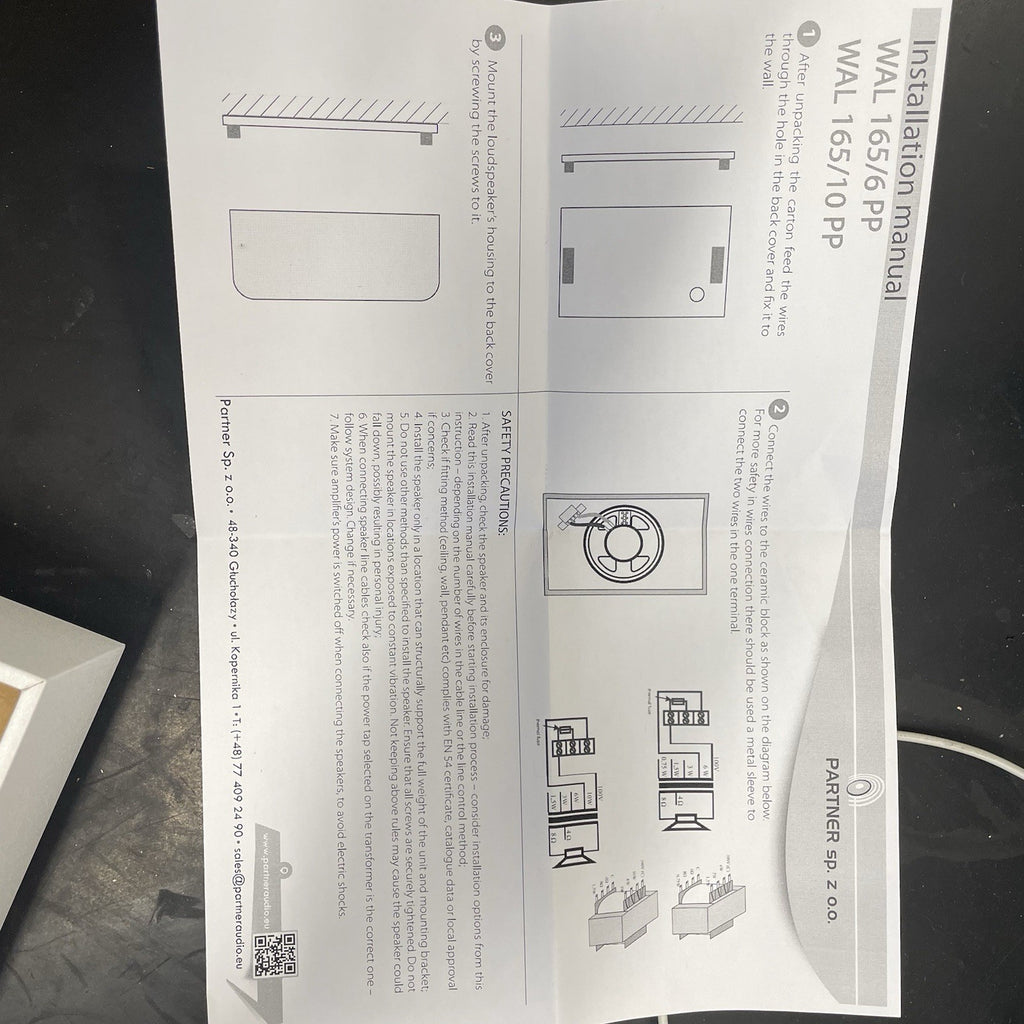 Inim WAL-165/6-PP Altoparlante da Incasso EVAC 75W3
