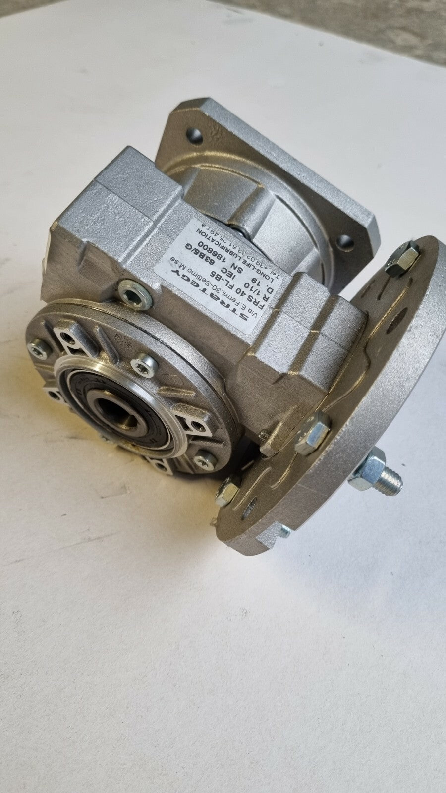 Riduttore a Vite Senza Fine FRS40 FL-B5 IEC 63B5 Albero 19 mm Rapporto 1/102