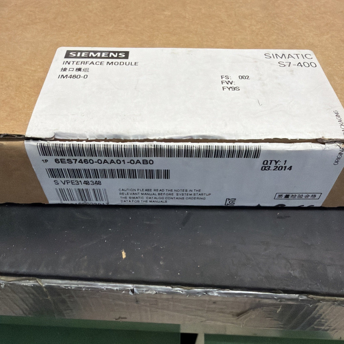 Siemens 6ES7460-0AA01-0AB0 SIMATIC S7-400 IM460-0 Interfaccia Nuovo1