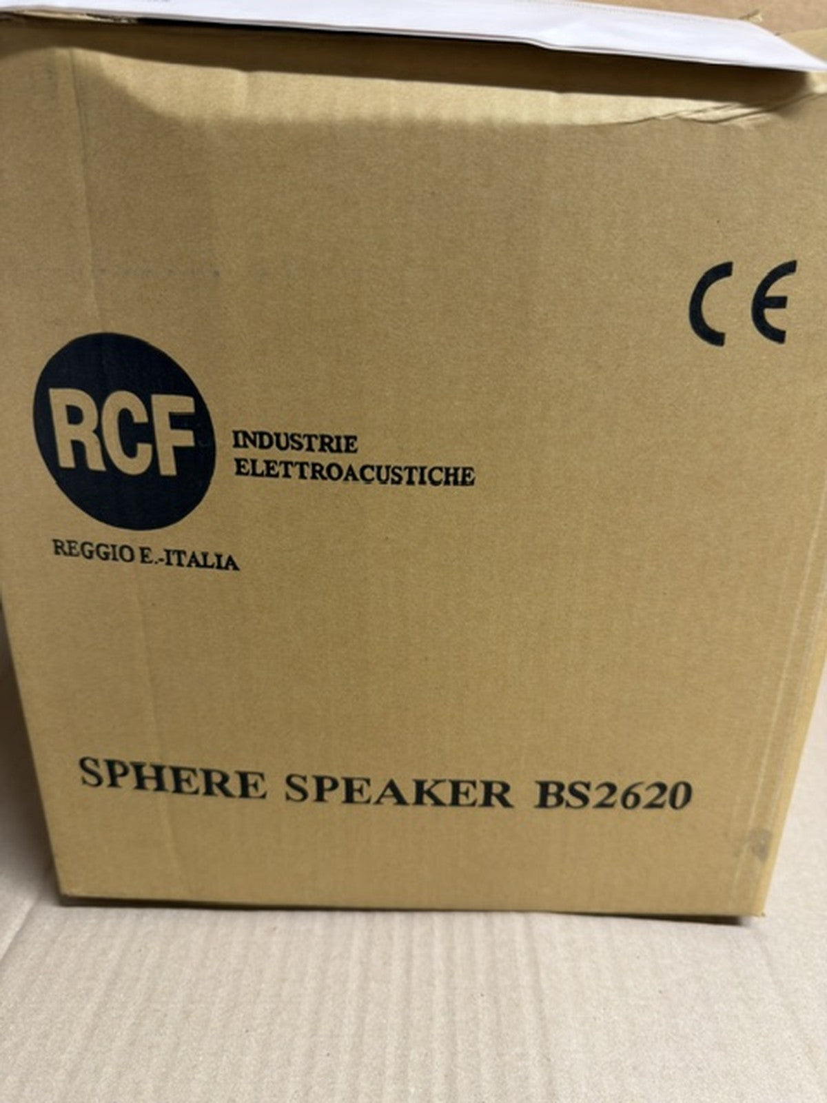 RCF BS 2620 diffusore a sfera sospeso 20W linea 100V bianco nuovo IP551