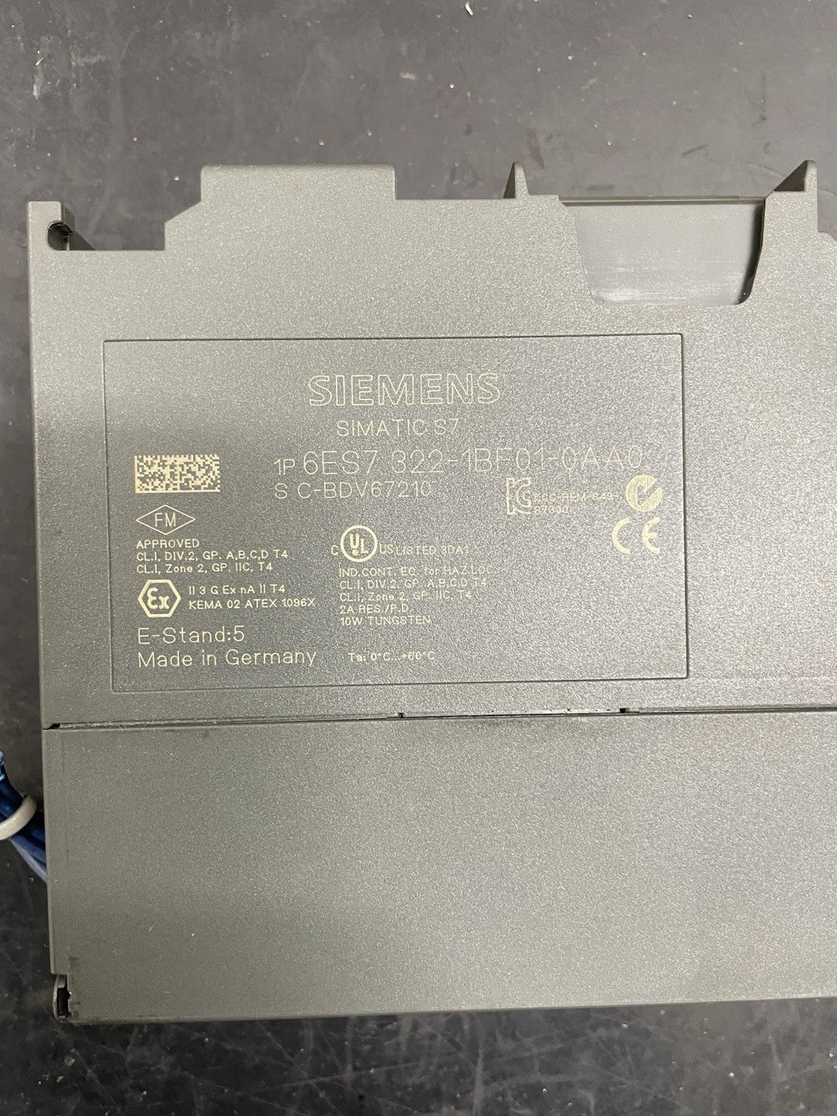 Siemens 6ES7322-1BF01-0AA0 SIMATIC S7-300 SM322 Modulo 8 Uscite Digitali1