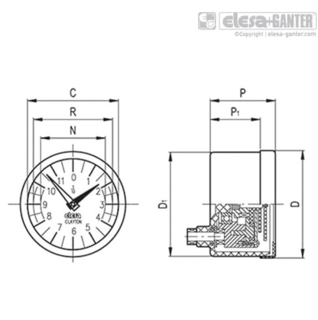 Elesa PA11-0100-D 74121 Indicatore di Posizione Contagiri1