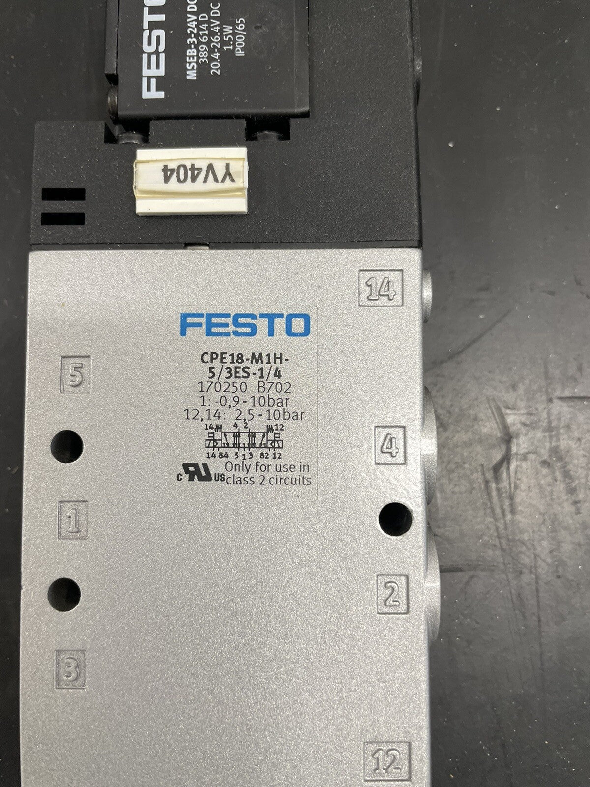 Festo CPE18-M1H-5/3ES-1/4 170250 Elettrovalvola 5/31
