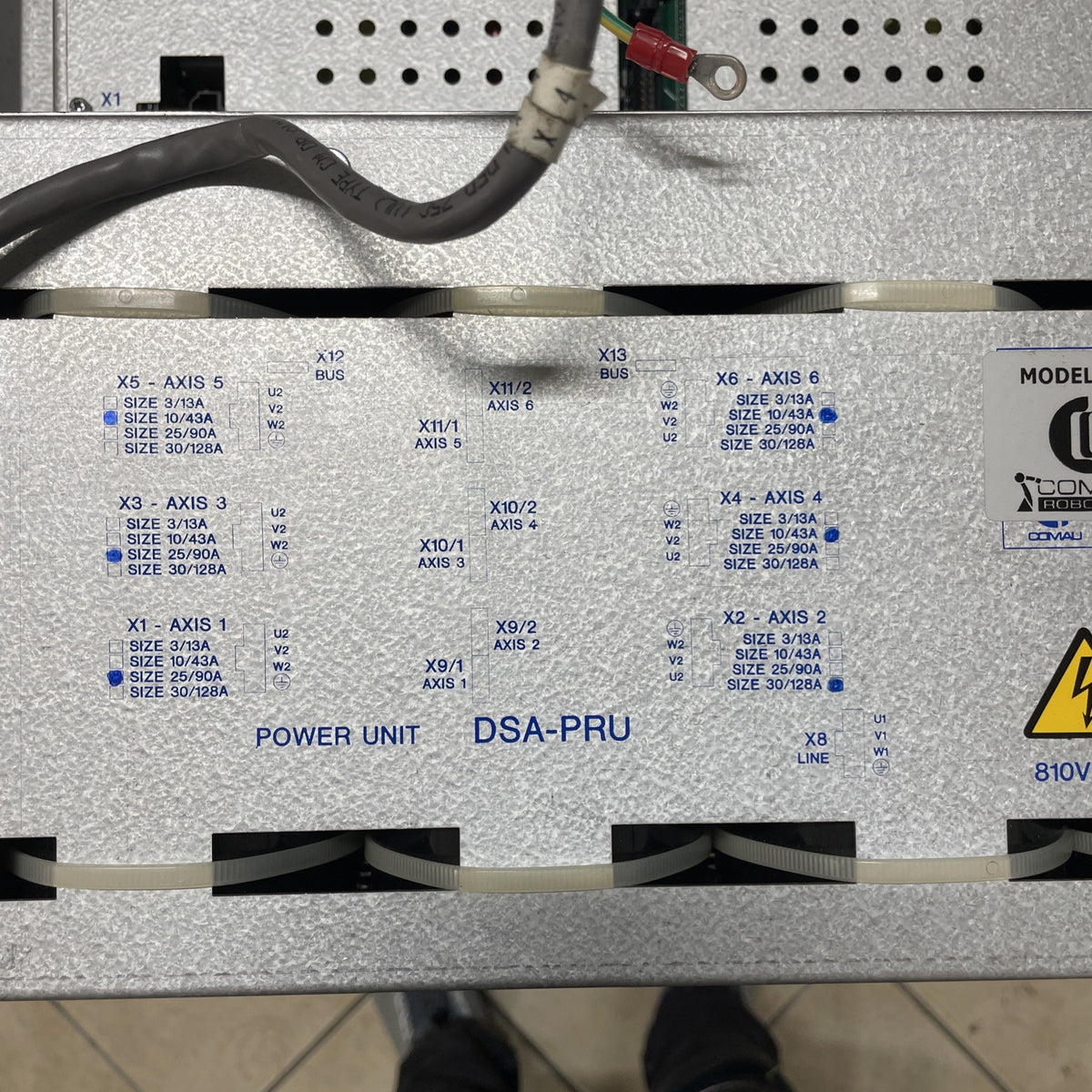 Comau C4G-DSA3 PRU3 10141680 + DLU 10140780 Alimentatore Robot2