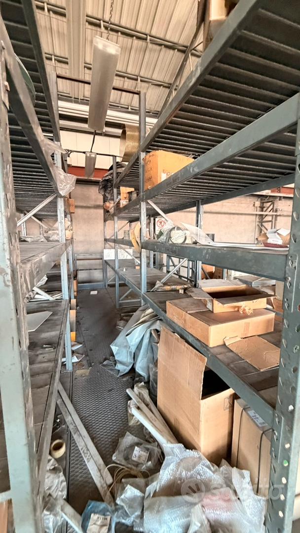 Soppalco scaffalato 50 mq