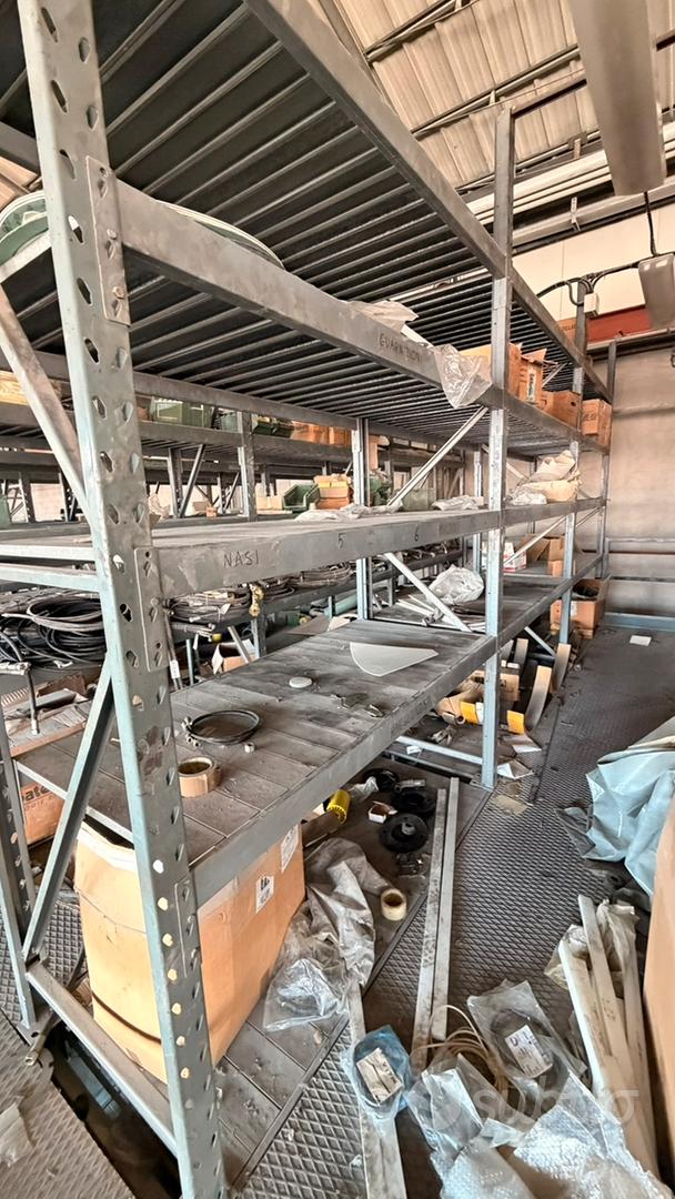 Soppalco scaffalato 50 mq