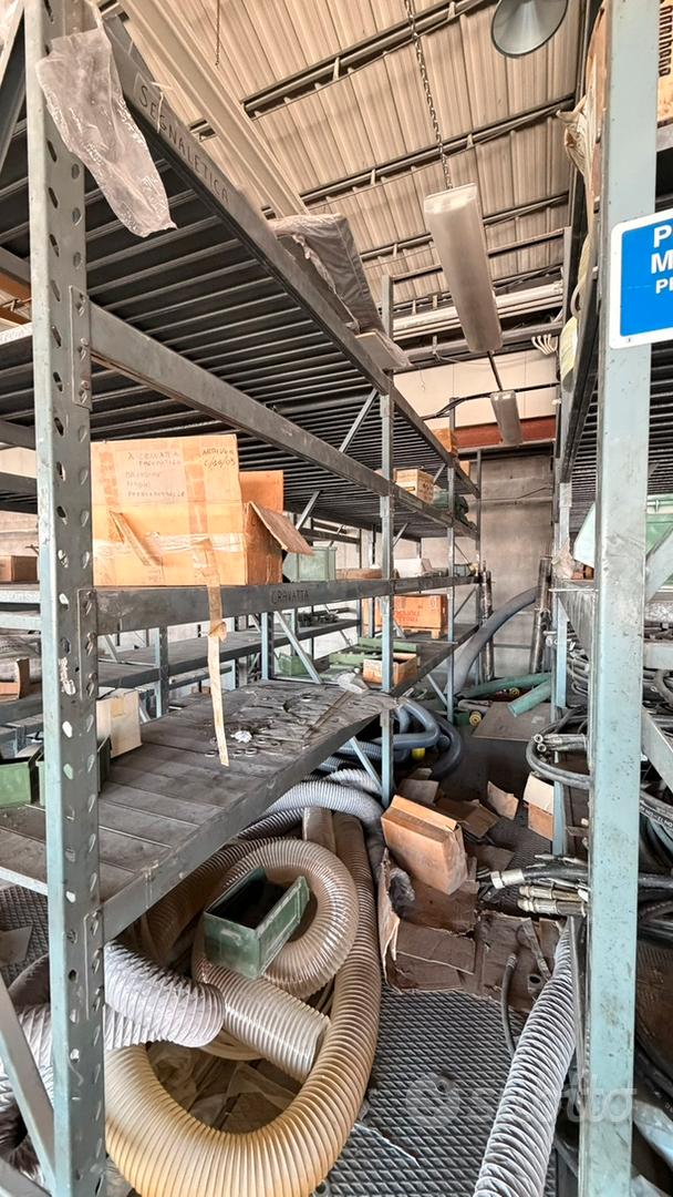 Soppalco scaffalato 50 mq