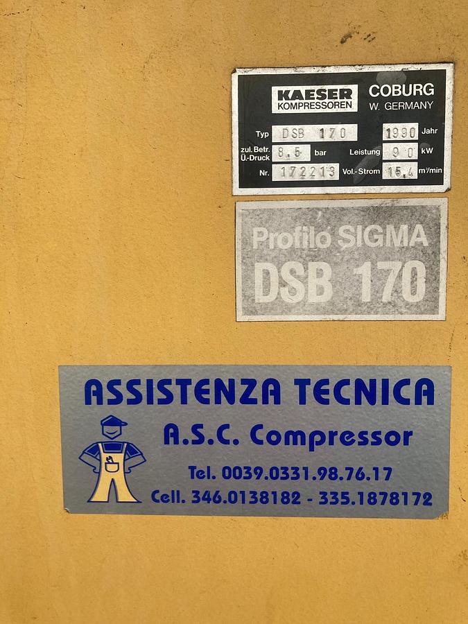 Compressore Kaeser DSB 170