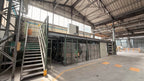 Soppalco industriale con balaustra e scala